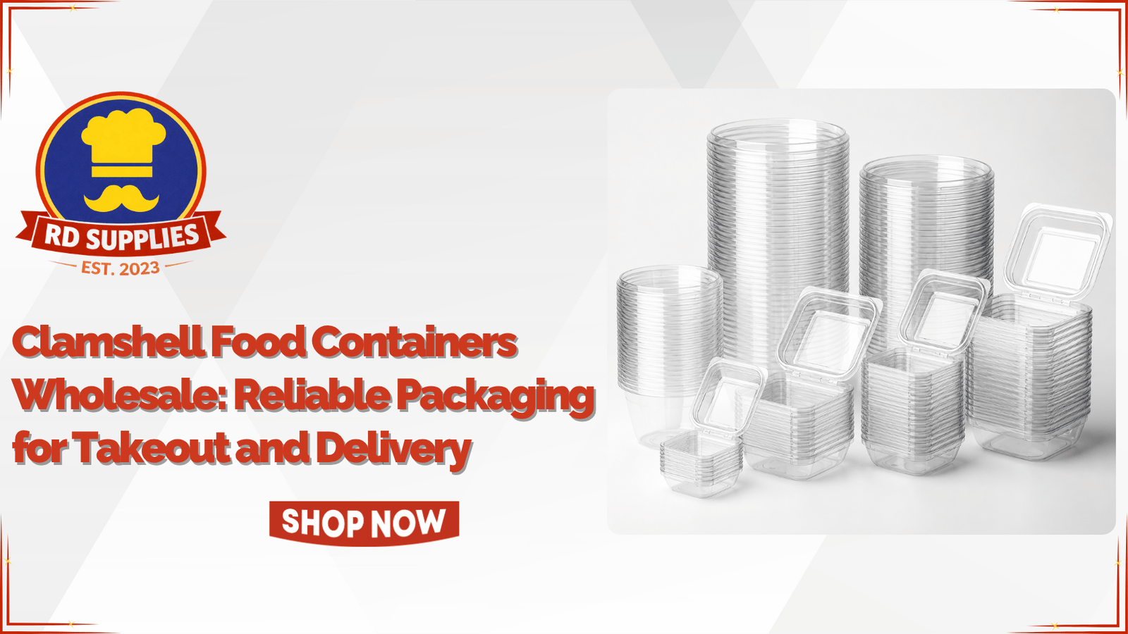 Clamshell Food Containers Wholesale