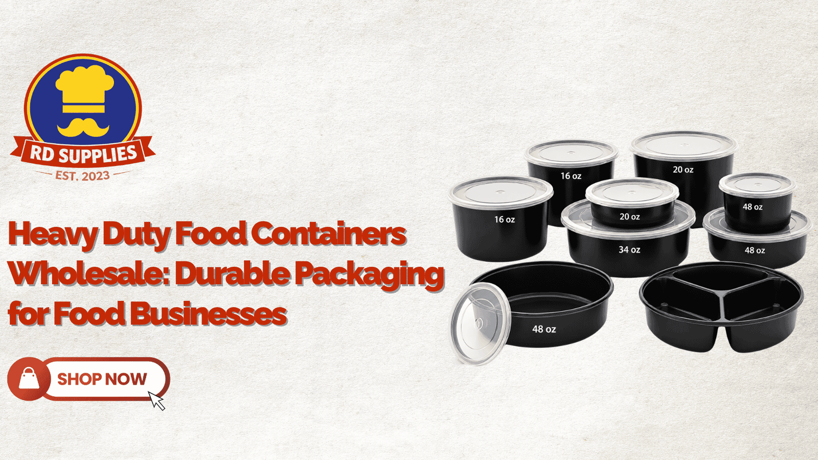 Heavy Duty Food Containers Wholesale