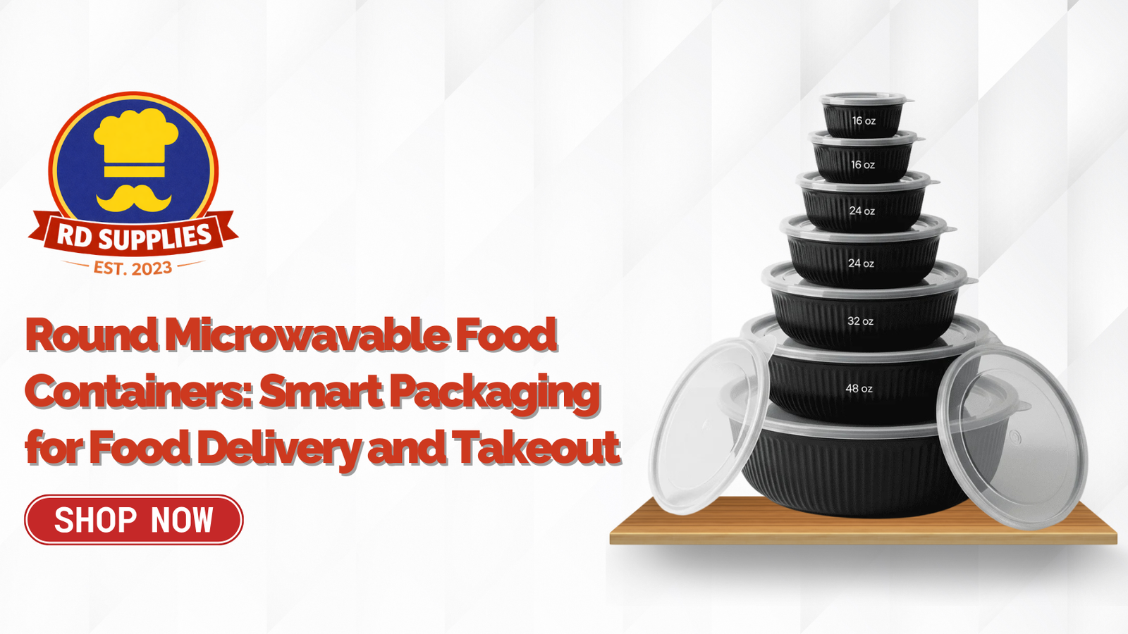 Round Microwavable Food Containers