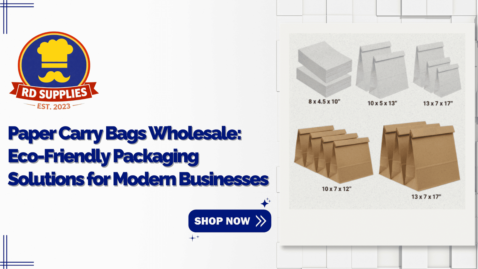 Paper Carry Bags Wholesale